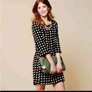 Anthropologie Lili Wang for Lili’s closet polka dot dress